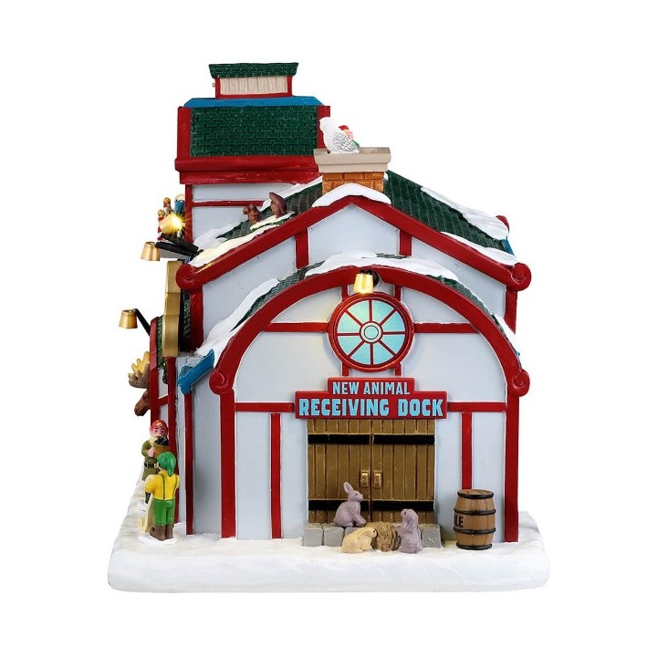 Refuge animaux polaires lumineux Noël Lemax