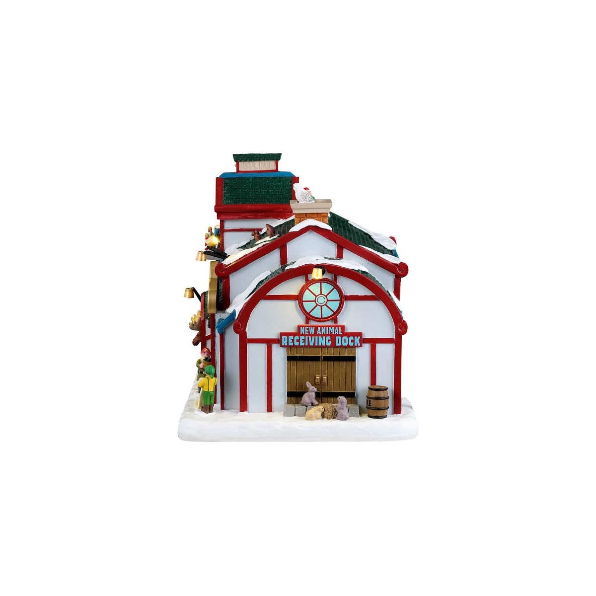 Refuge animaux polaires lumineux Noël Lemax
