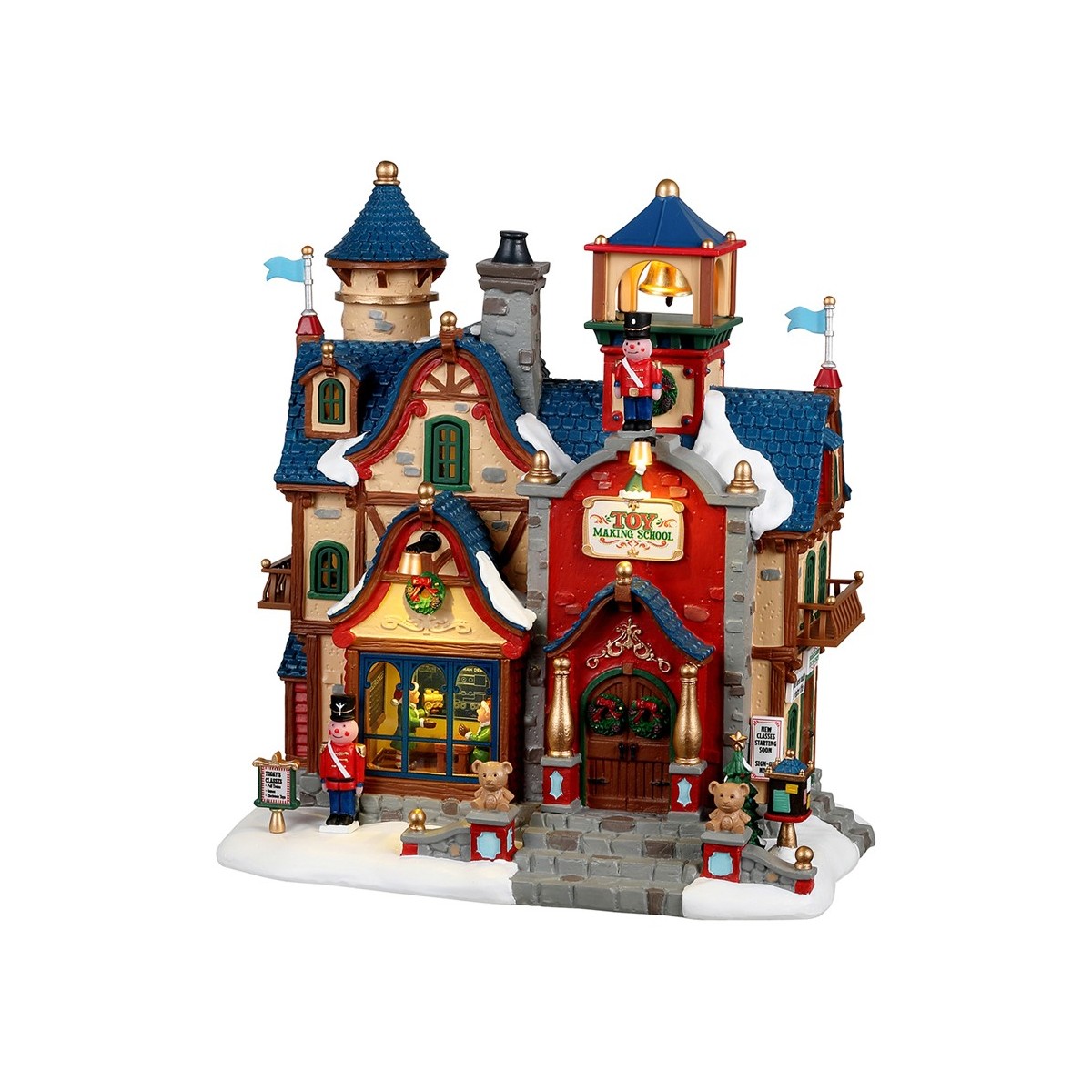 Ecole des elfes lumineuse Lemax