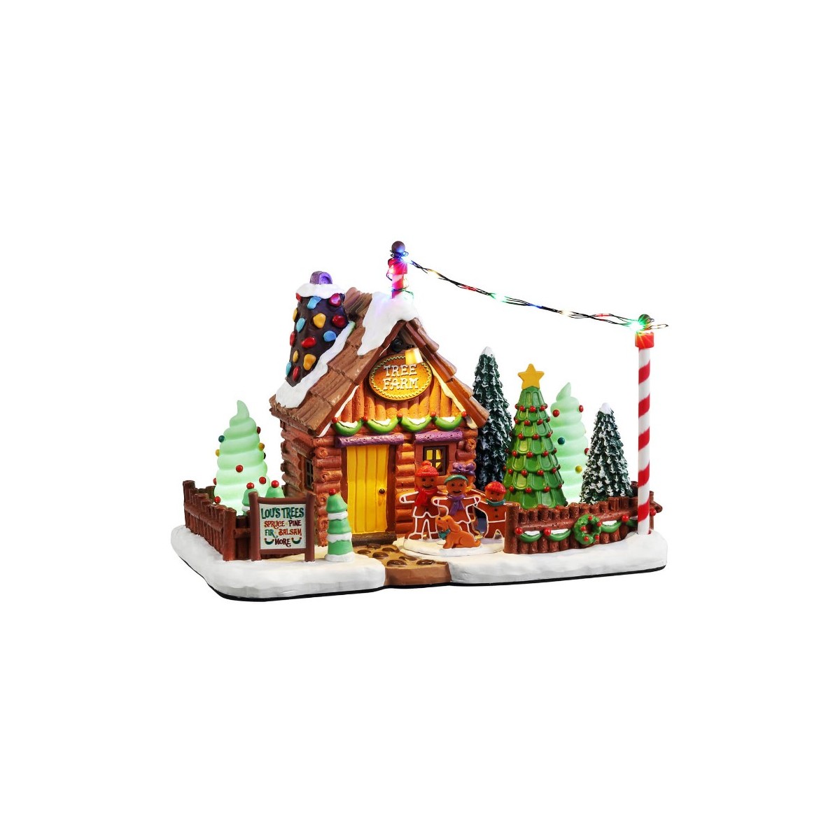 Ferme de sapins lumineuse Lemax Sugar N Spice