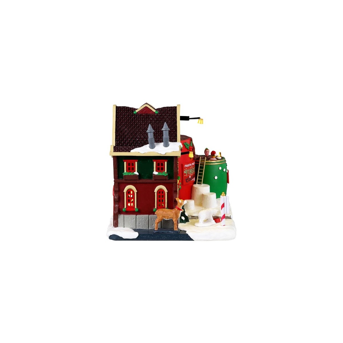 Maison lumineuse Spa Noël Lemax
