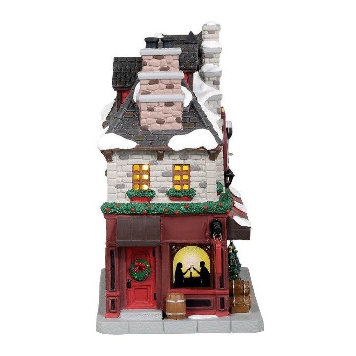 Magasin lumineux Vin et Chocolat Lemax