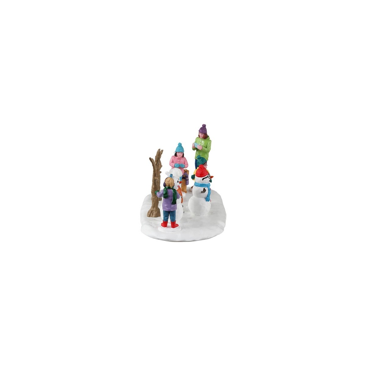 Bonhommes de neige en famille Lemax