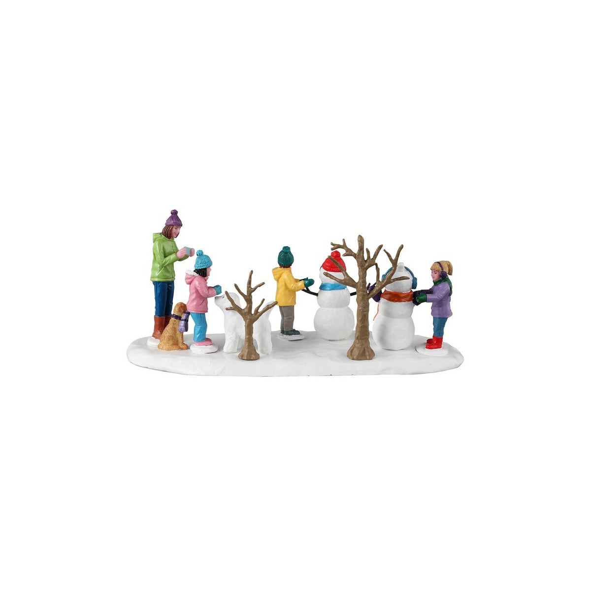 Bonhommes de neige en famille Lemax