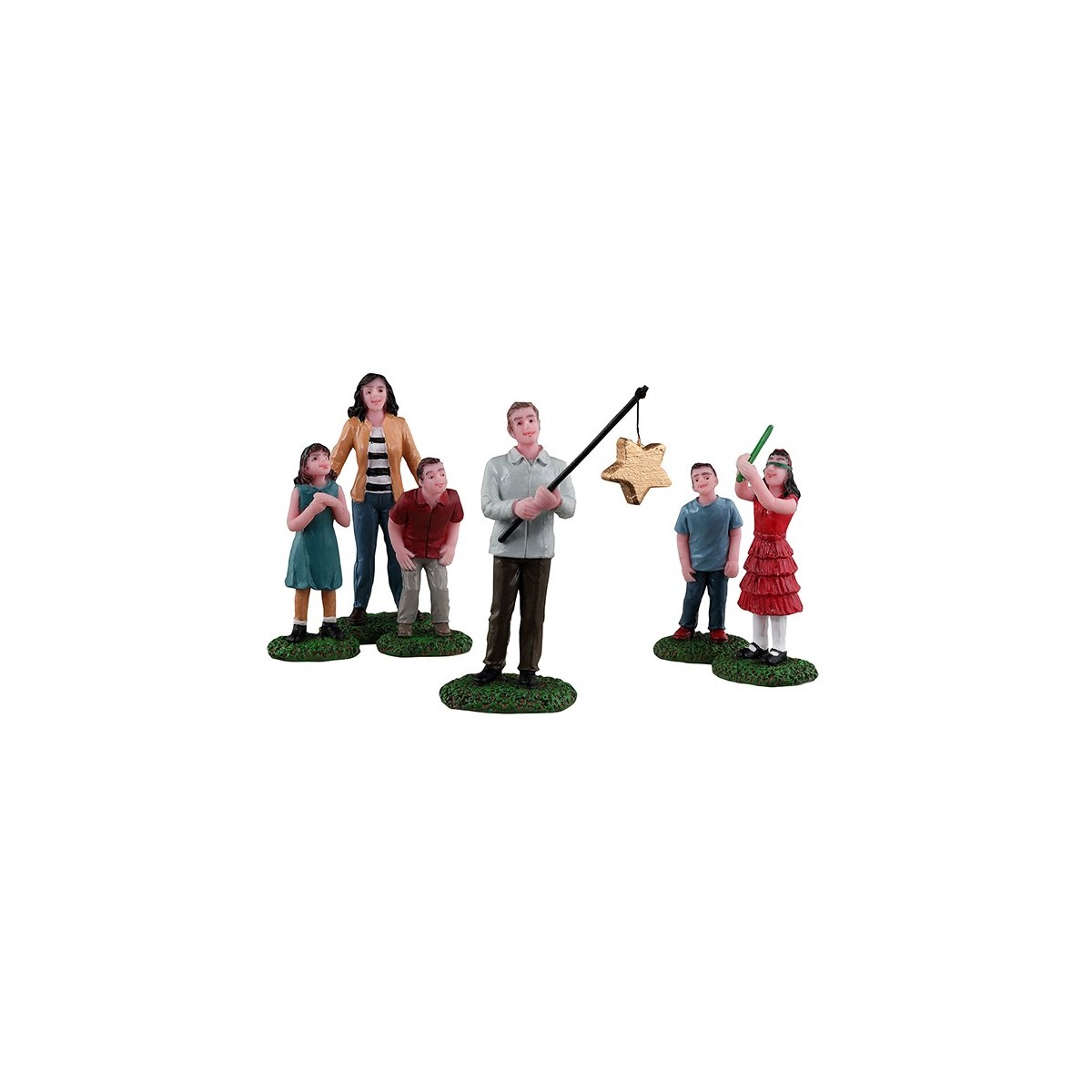 Pinata de Noël en famille Lot de 6 Lemax