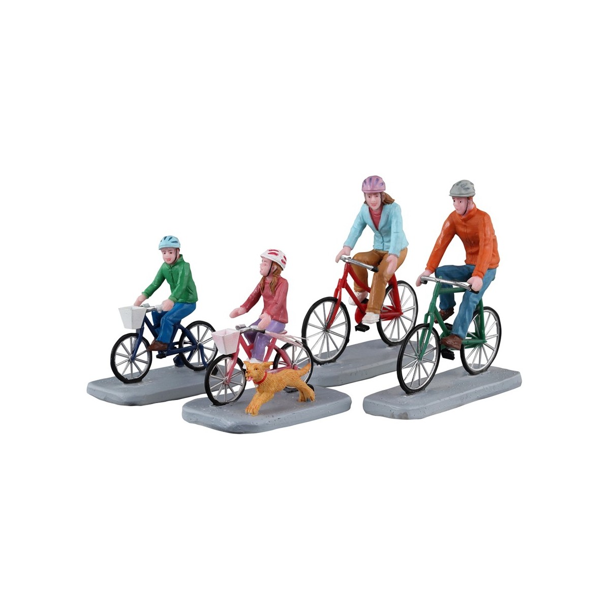 Vélo en famille Lot de 4 Lemax