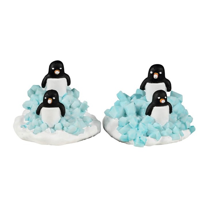 Pingouins dans la glace Lot de 2 Lemax