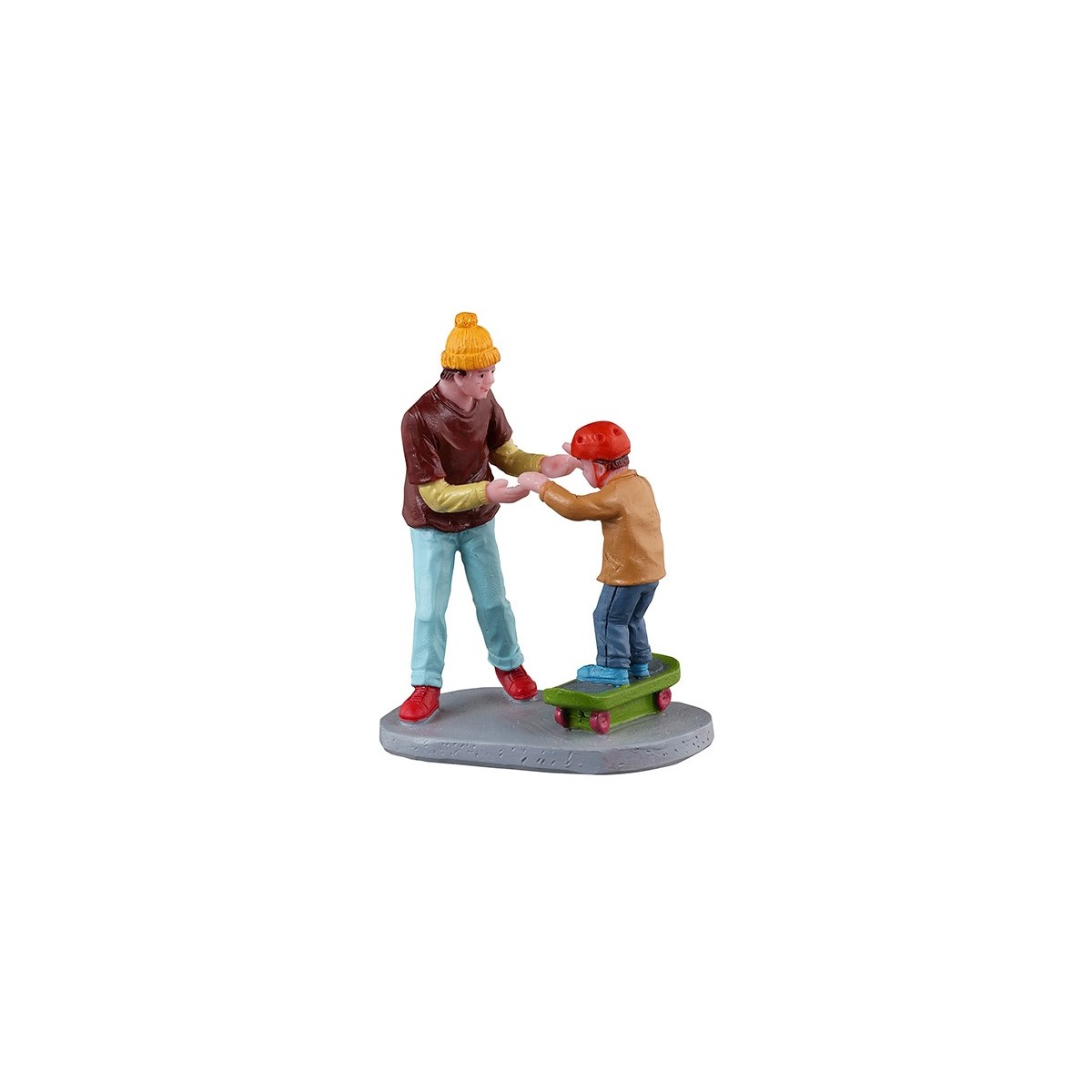 Skateboard entre père et fils Lemax