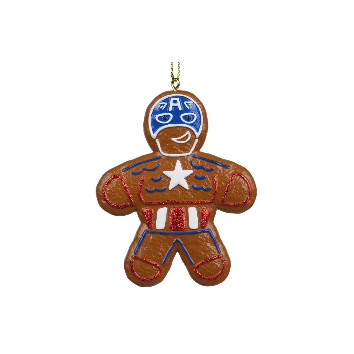 Suspension sapin MARVEL Captain America pain d'épices