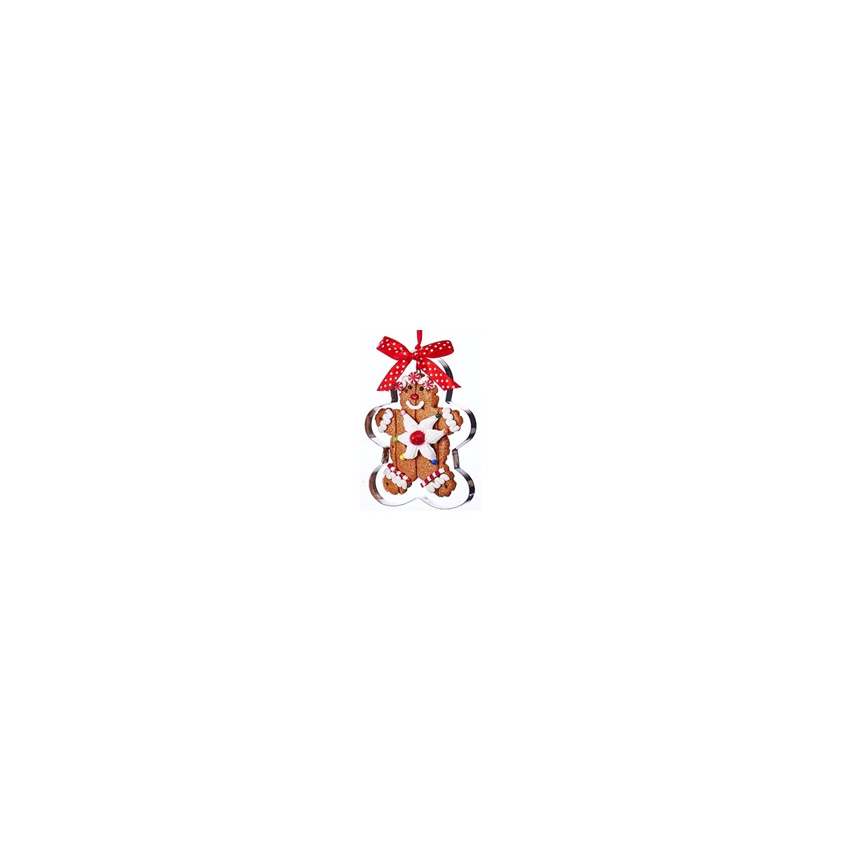Suspension sapin Bonhomme pain d'épices gourmand