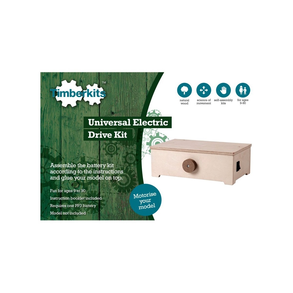 Kit moteur électrique en bois TIMBERKITS