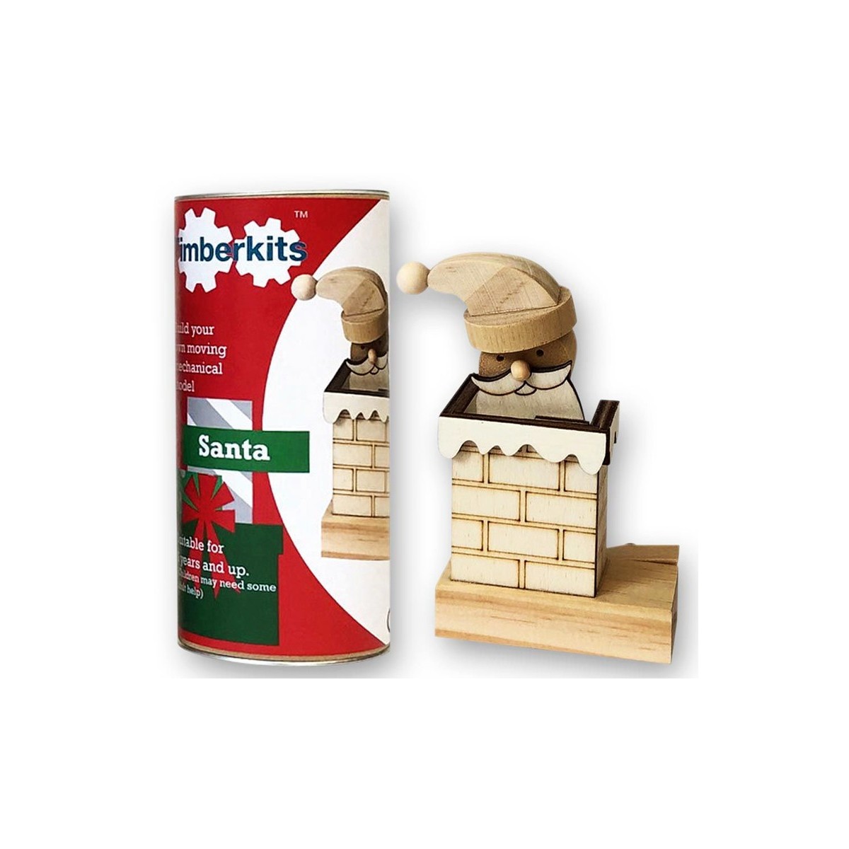Automate en bois Père Noël en kit