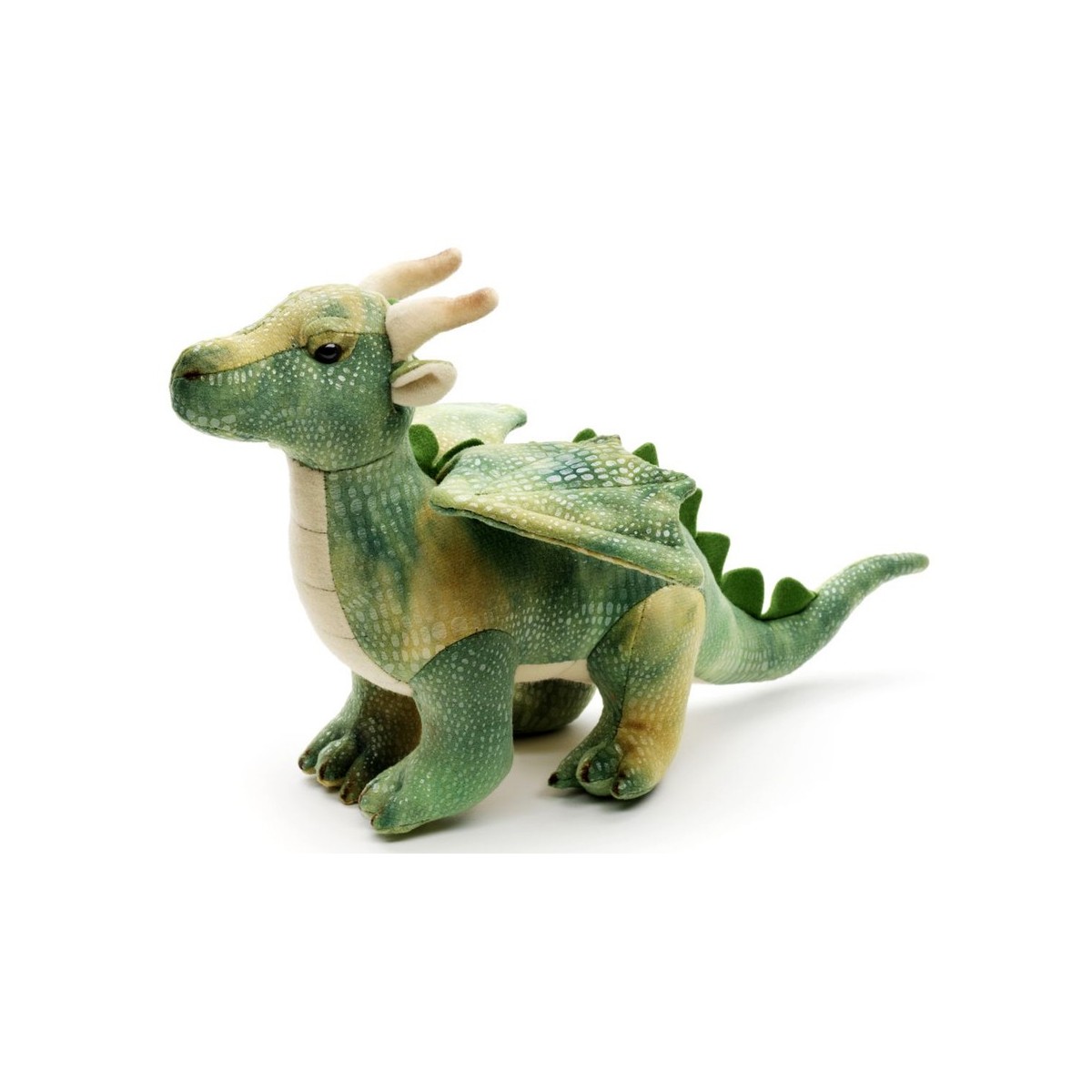 Peluche dragon vert 30 cm