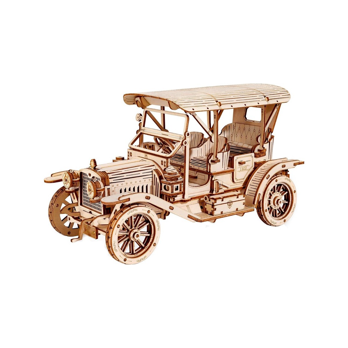 Maquette en bois Voiture ancienne