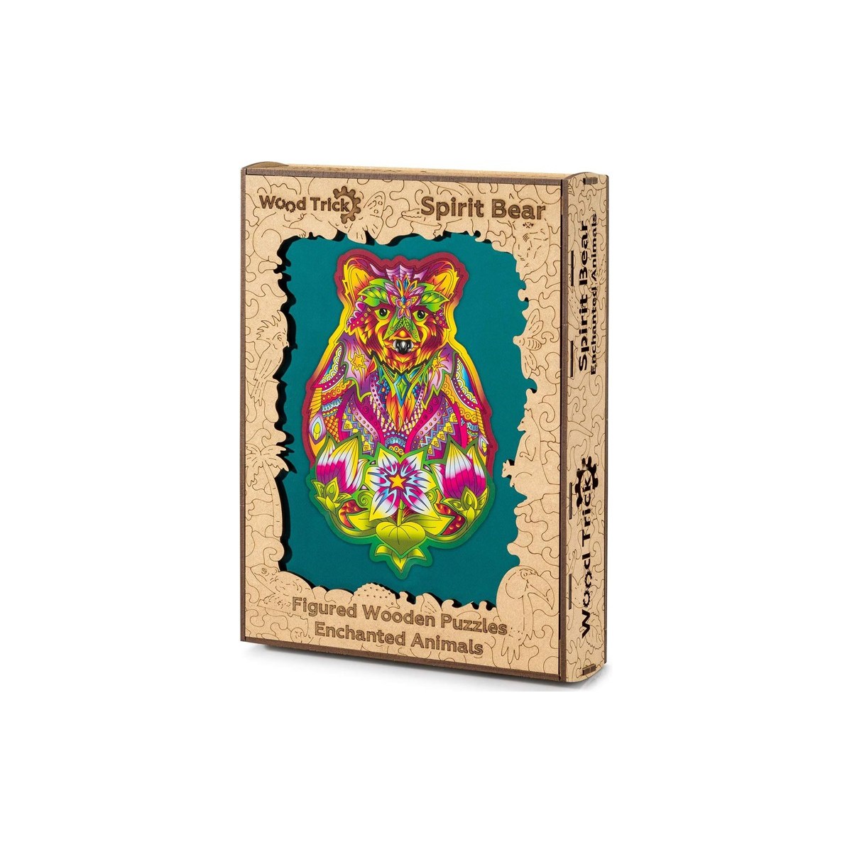 Puzzle en bois coloré ours 184 pièces
