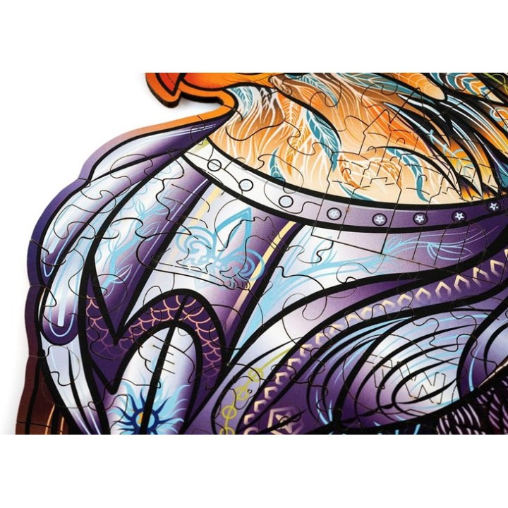 Puzzle en bois coloré Griffon 183 pièces