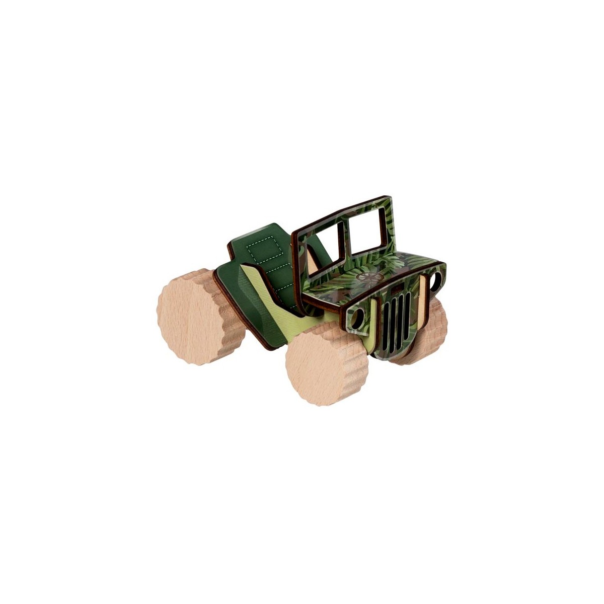 Maquette en bois Voiture 4x4