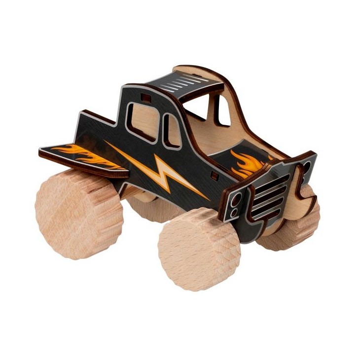 Maquette en bois Monster truck