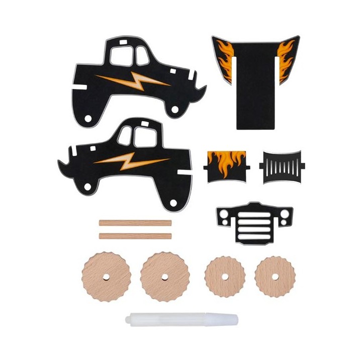Maquette en bois Monster truck