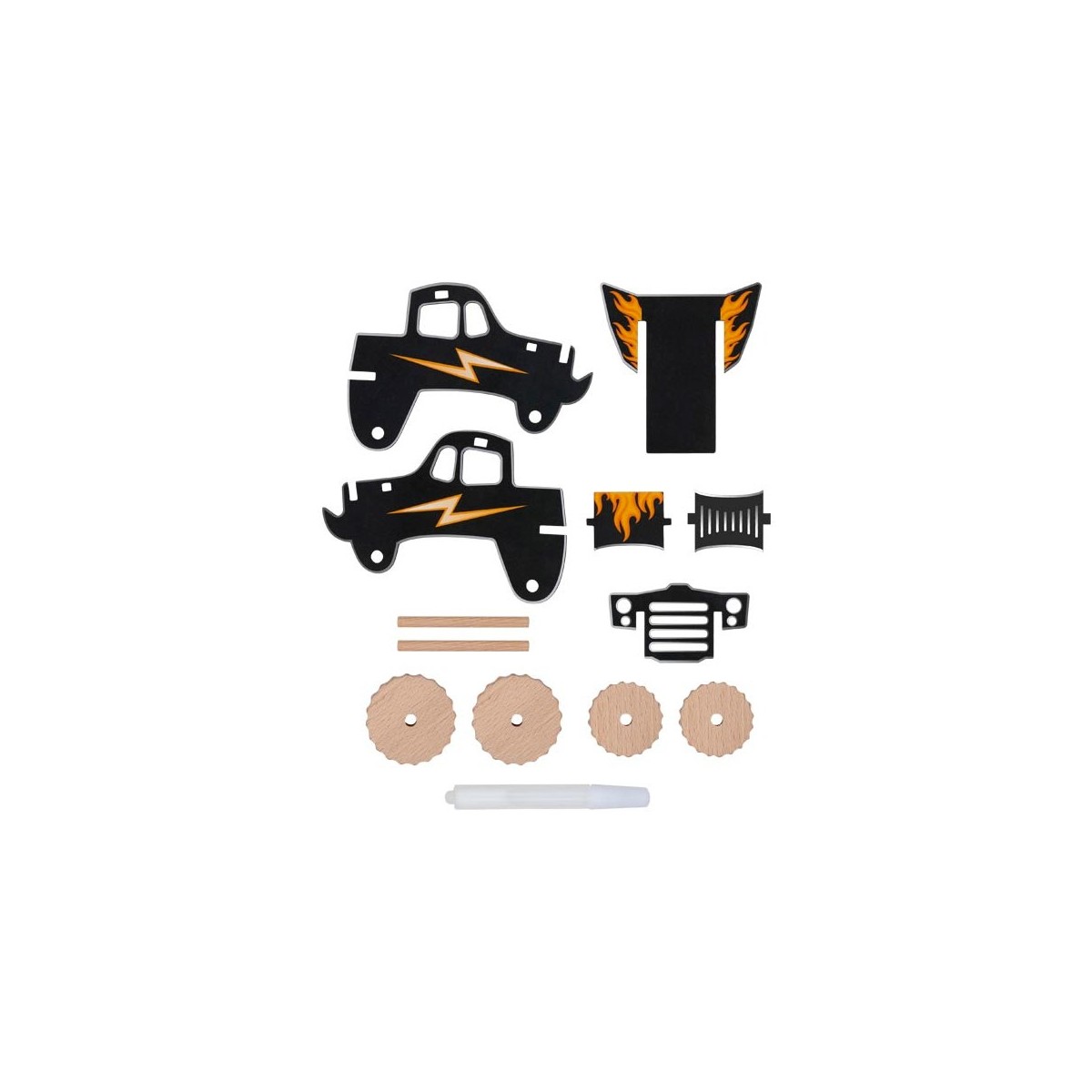 Maquette en bois Monster truck