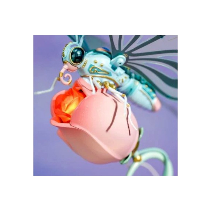 Maquette animée lumineuse Papillon volant