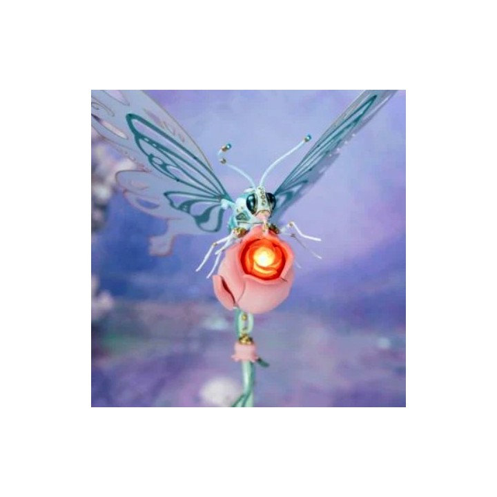 Maquette animée lumineuse Papillon volant