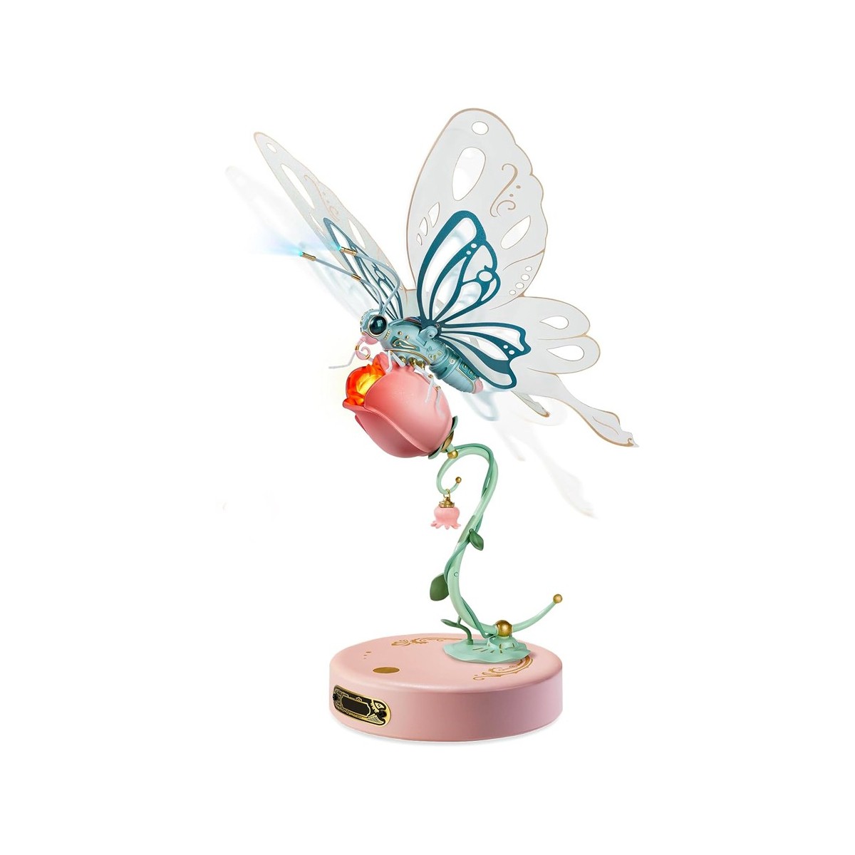 Maquette animée lumineuse Papillon volant