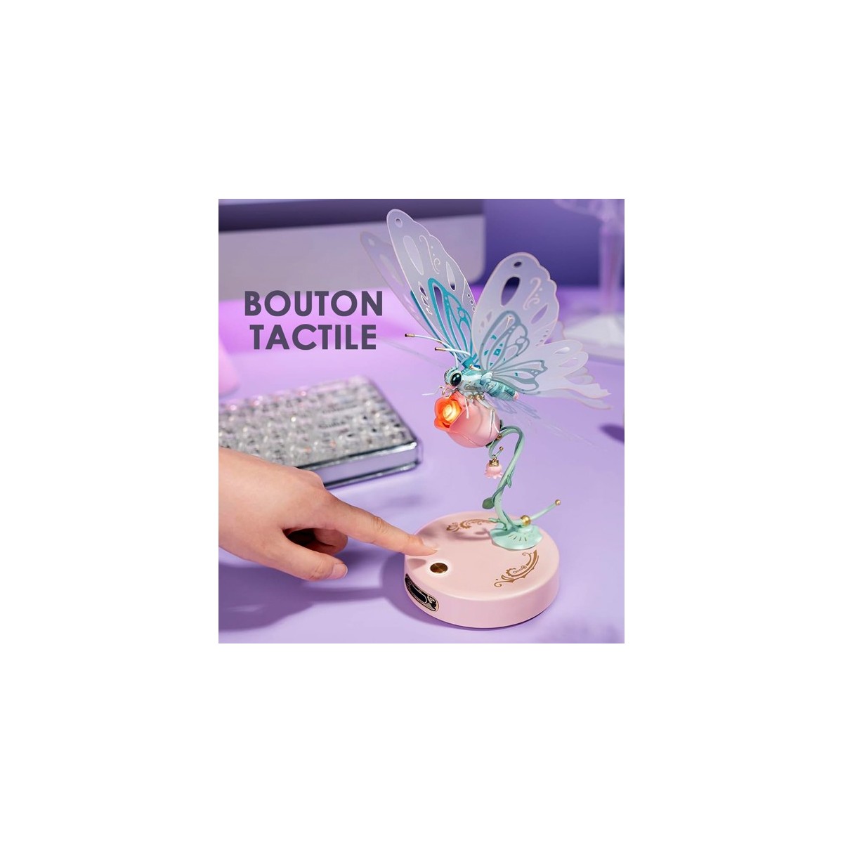 Maquette Papillon lumineux animé