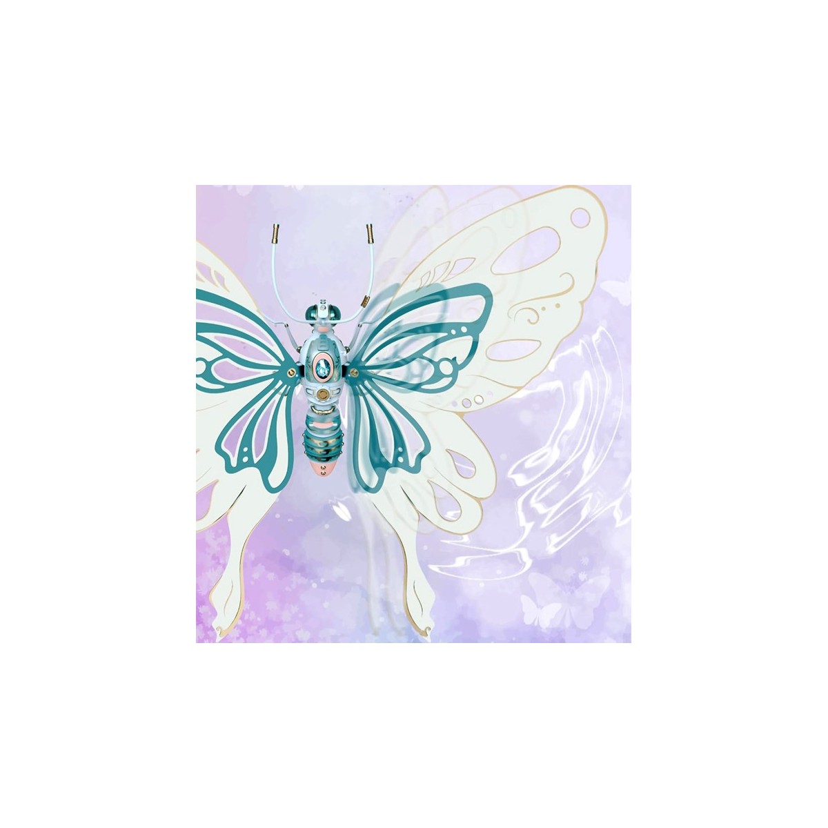 Maquette Papillon lumineux animé