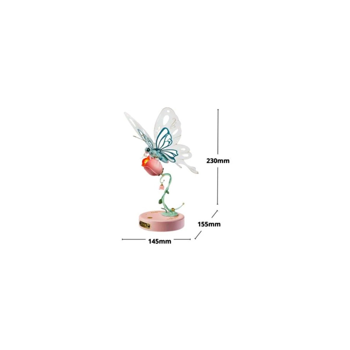 Maquette Papillon lumineux animé