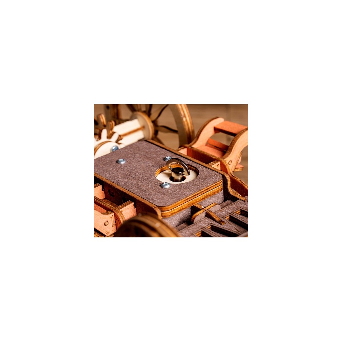 Maquette en bois animée musicale Diligence