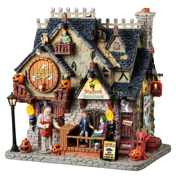 Brasserie Bigfoot lumineuse Lemax Halloween