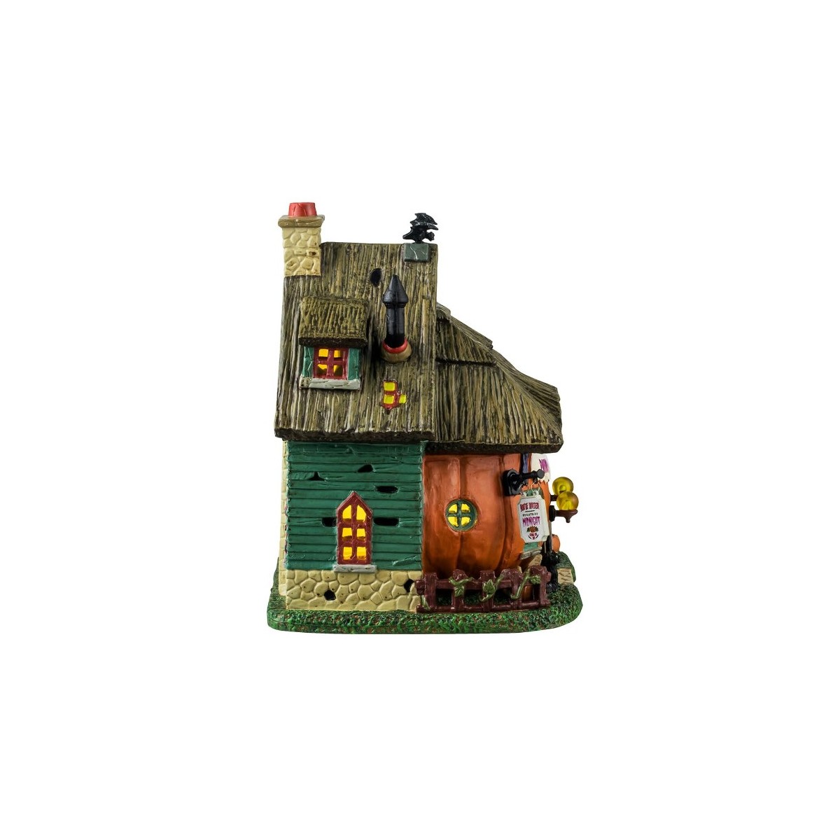 Maison citrouille lumineuse Lemax Halloween