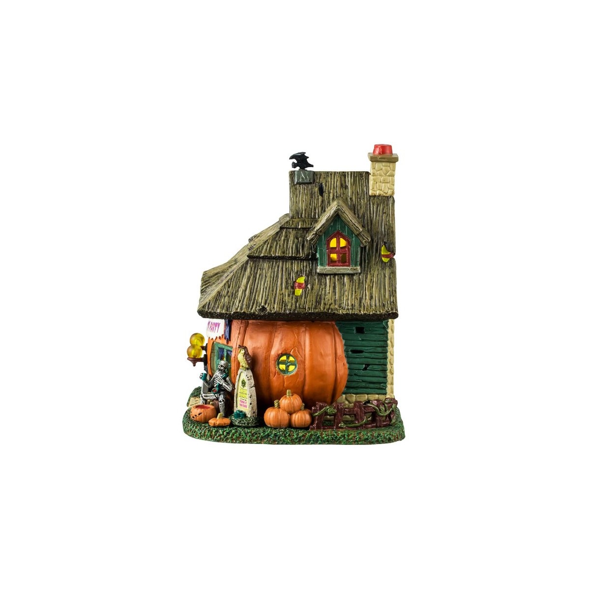 Maison citrouille lumineuse Lemax Halloween