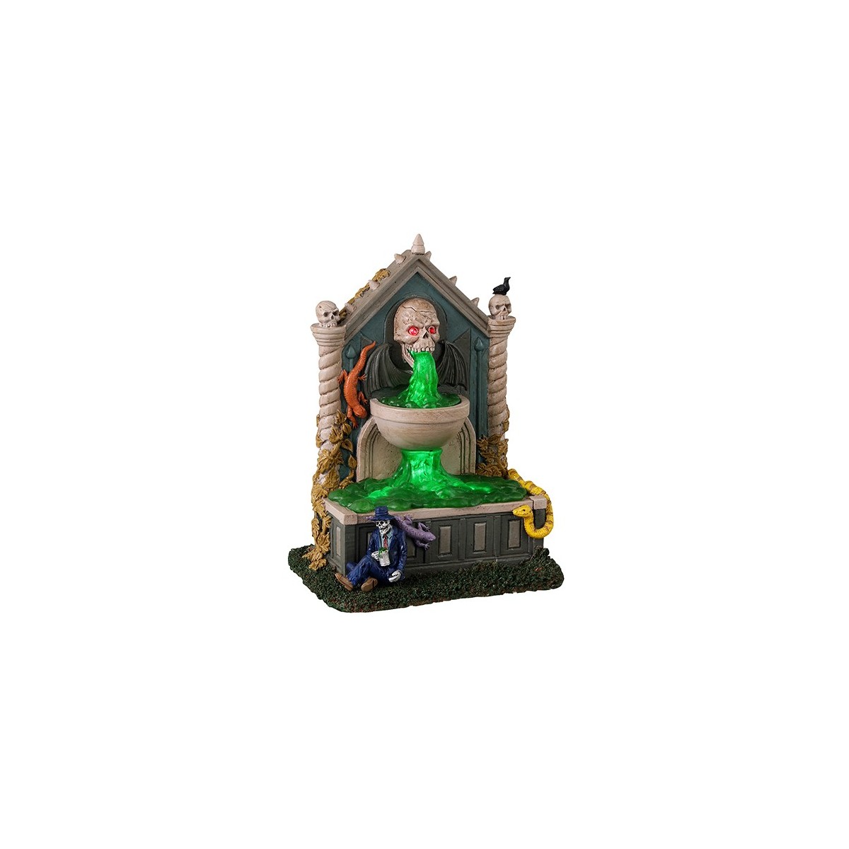 Fontaine hantée lumineuse Lemax Halloween Fontaine hantée lumineuse Lemax Halloween