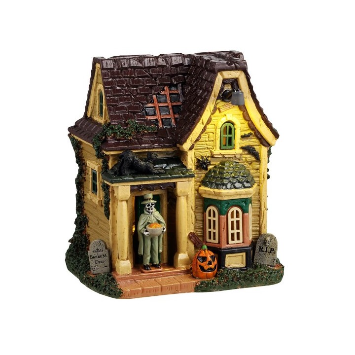 Maison du squelette lumineuse Lemax Halloween