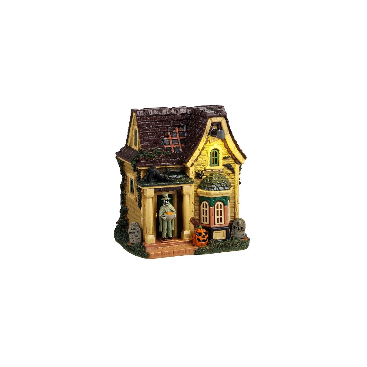 Maison du squelette lumineuse Lemax Halloween