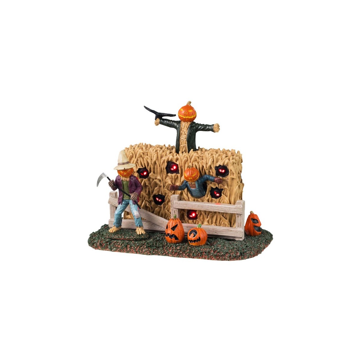 Scène lumineuse Epouvantails Lemax Halloween