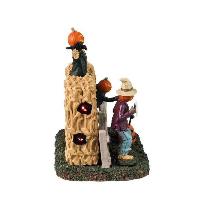 Scène lumineuse Epouvantails Lemax Halloween