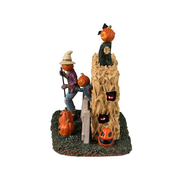 Scène lumineuse Epouvantails Lemax Halloween