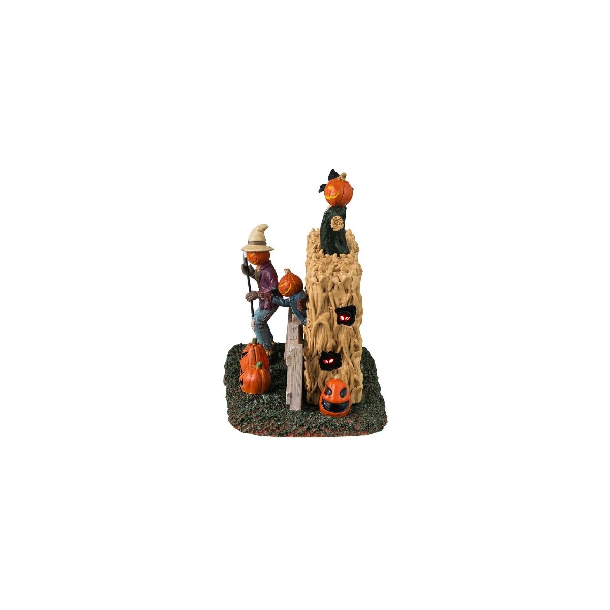 Scène lumineuse Epouvantails Lemax Halloween