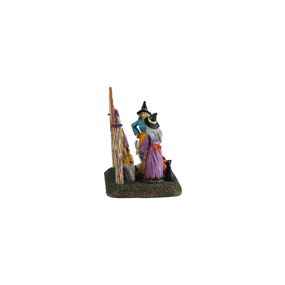 Sorcières et balais Lemax Halloween