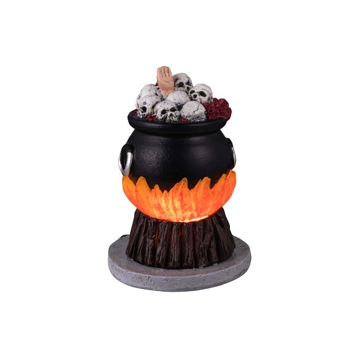 Chaudron lumineux Lemax Halloween