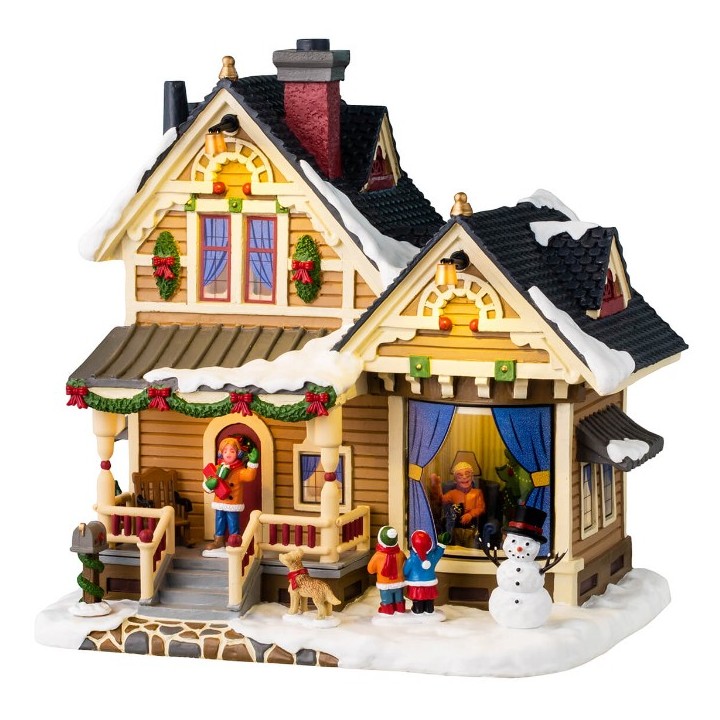 Maison de Grand-mère Noël lumineuse Lemax