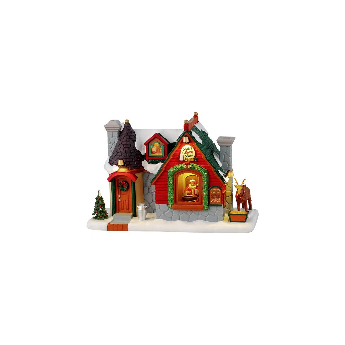 Snack du Père Noël lumineux Lemax