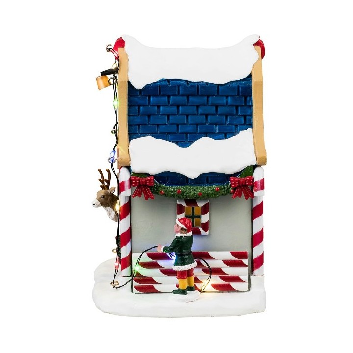 Maison lumineuse du Renne de Noël Blitzen Lemax