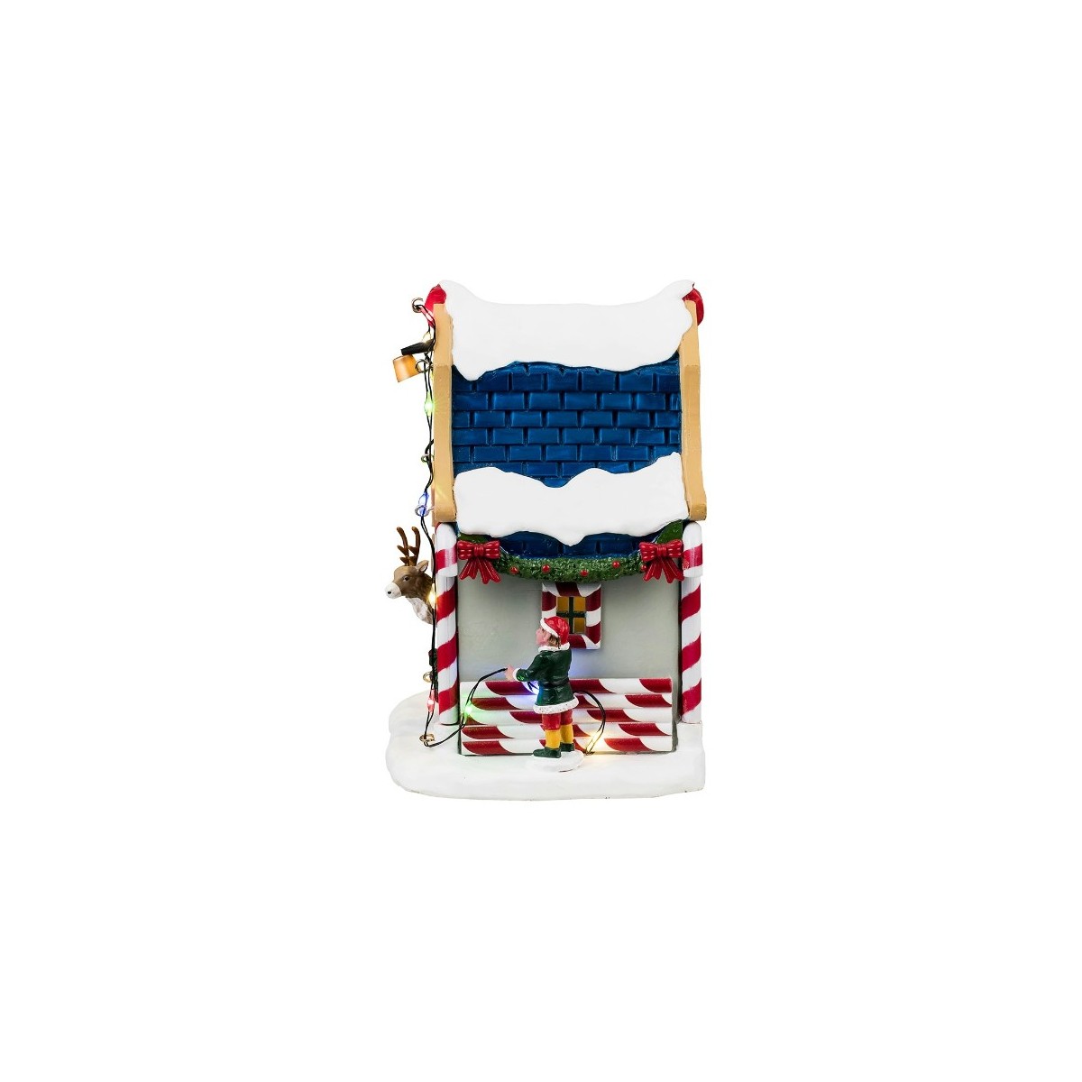 Maison lumineuse du Renne de Noël Blitzen Lemax