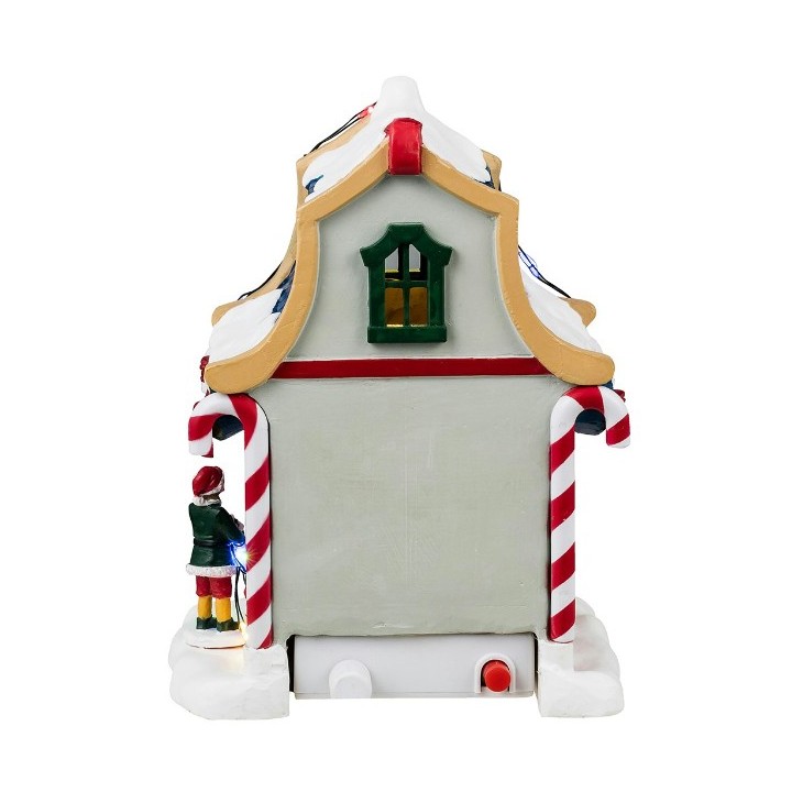Maison lumineuse du Renne de Noël Blitzen Lemax