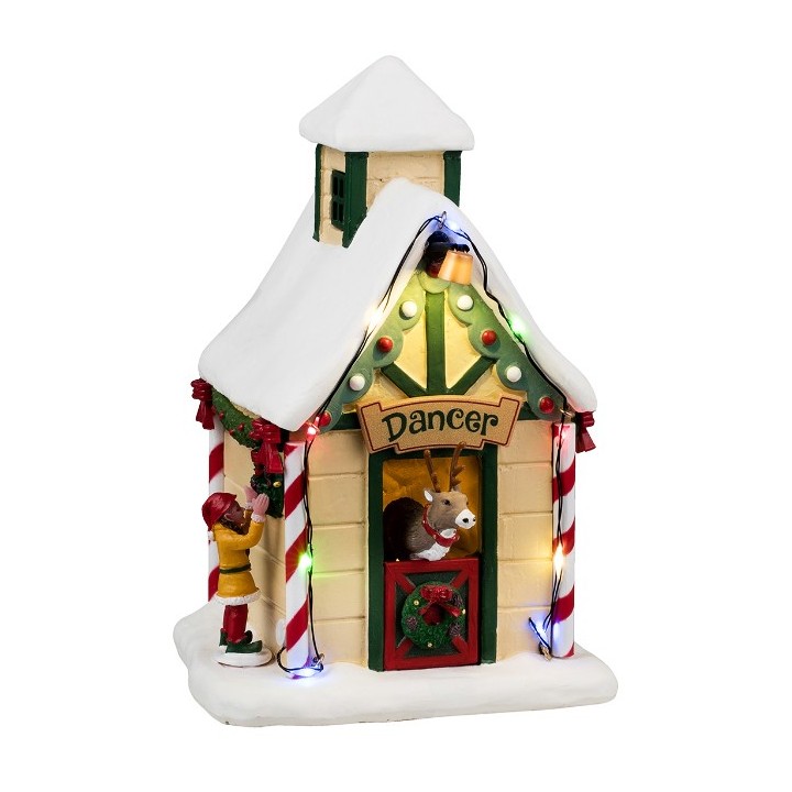 Maison lumineuse du Renne de Noël Dancer Lemax