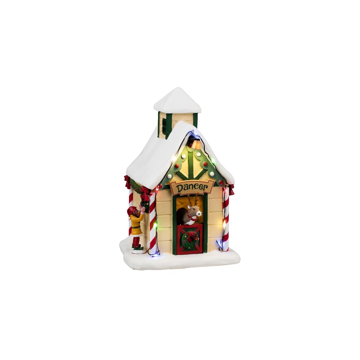 Maison lumineuse du Renne de Noël Dancer Lemax